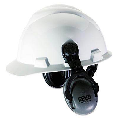 Msa Hpe Cap-mounted Earmuffs 27nrr Gray/black