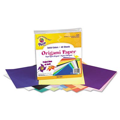 Pacon 9" X 9" 40-sheets Origami Paper Assorted Bright