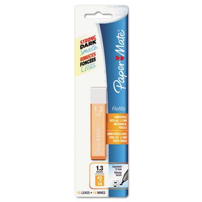 Paper Mate 1.3 Mm Gray Lead Refills 12-leads