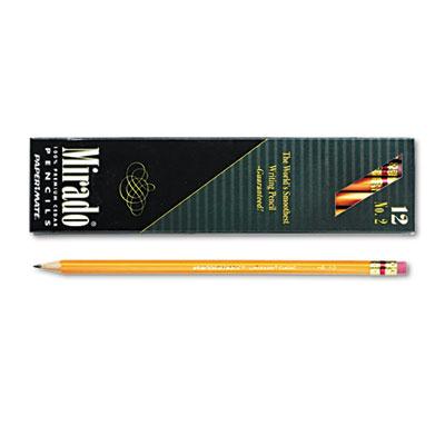 Paper Mate Mirado #2 Yellow Woodcase Pencils 12-pack