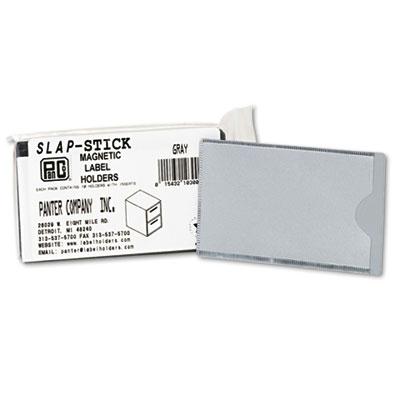 Panter Company 4-1/4" X 2-1/2" Magnetic Label Holders Gray 10/pack