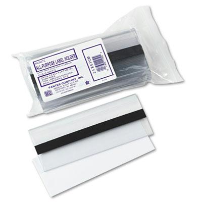 Panter Company 6" X 2-1/2" Magnetic Label Holders Clear 10/pack