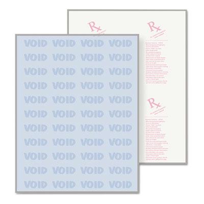 Docugard 8-1/2" X 11" 24lb 500-sheets Blue Rx Medical Security Paper