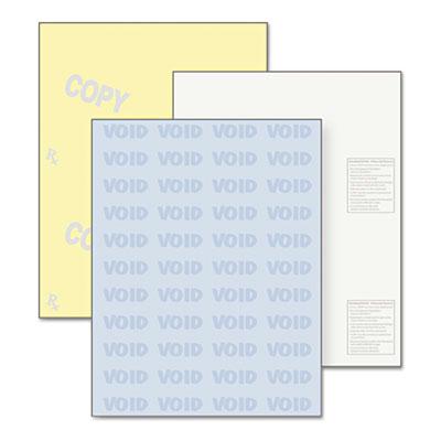 Docugard 8-1/2" X 11" 32lb 500-sheets Blue/canary Medical Security Paper