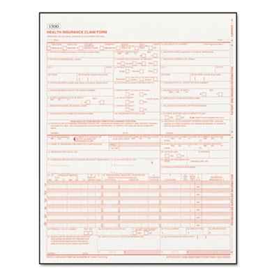 Paris Business Products 8-1/2" X 11" Cms Insurance Claim Form 500-forms