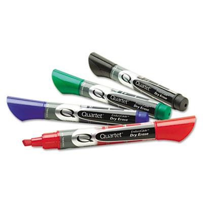 Quartet Enduraglide Dry Erase Marker Chisel Tip Assorted 4-pack