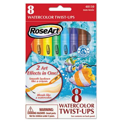 Roseart 8-color Watercolor Twist Ups