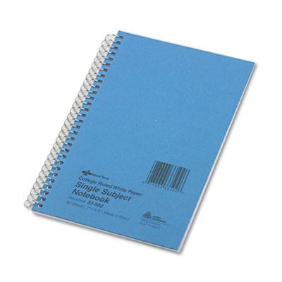 National Brand 5" X 7-3/4" 80-sheet College Rule Notebook Blue Cover