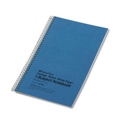 National Brand 6" X 9-1/2" 80-sheet College Rule Notebook Blue Cover