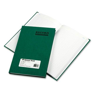 National Brand 6-1/4" X 9-5/8" 200-page Emerald Account Book Green Cover