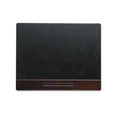 Rolodex 19" X 24" Wood Tone Desk Pad Mahogany/black
