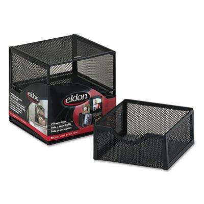 Rolodex Wire Mesh Organization Two-drawer Cube