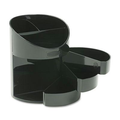 Rubbermaid Small Storage Divided Pencil Cup Black