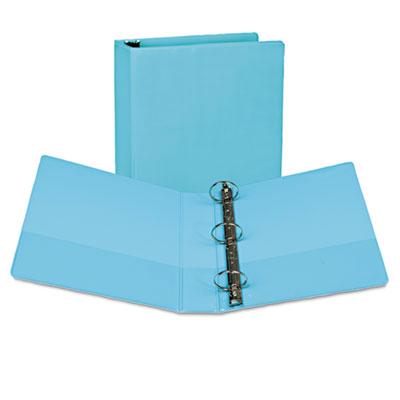 Samsill 2" Capacity 8-1/2" X 11" Round Ring Fashion View Binder Turquoise 2-pack