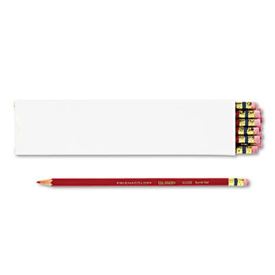 Prismacolor Col-erase 0.7 Mm Scarlet Red Woodcase Pencils 12-pack