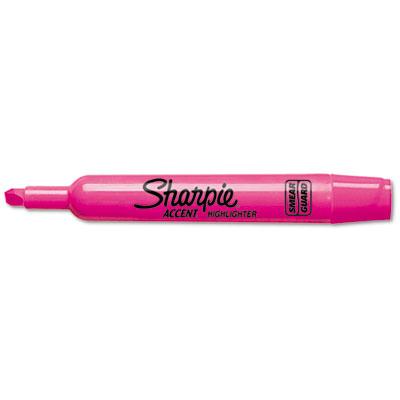 Sharpie Accent Tank Style Chisel Tip Highlighter Pink 12-pack