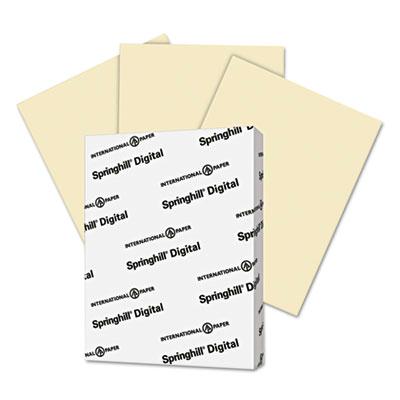 Springhill 8-1/2" X 11" 67lb 250-sheets Ivory Vellum Bristol Color Cover Stock