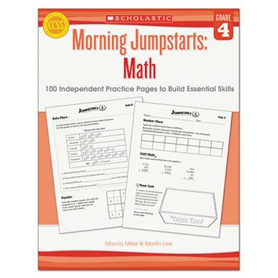 Scholastic Morning Jumpstarts: Math Grade 4 Activity Book 112 Pages