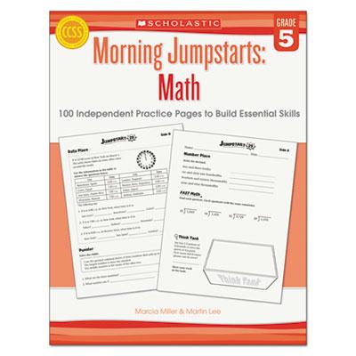 Scholastic Morning Jumpstarts: Math Grade 5 Activity Book 112 Pages