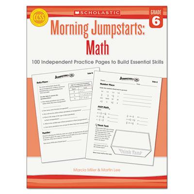 Scholastic Morning Jumpstarts: Math Grade 6 Activity Book 112 Pages