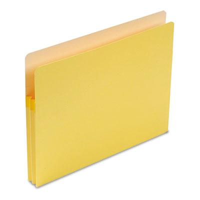 Smead Letter 1-3/4" Expanding Straight Tab File Pocket Yellow