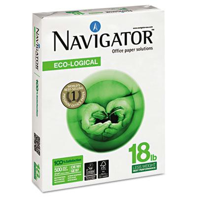 Navigator 8-1/2" X 11" 18lb 5000-sheets Eco-logical Platinum Paper