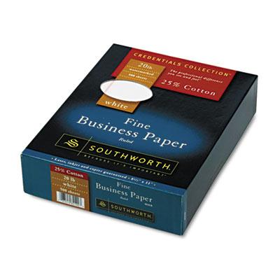 Southworth 8-1/2" X 11" 20lb 500-sheets Red-ruled 25% Cotton Business Paper