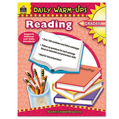 Teacher Created Resources Daily Warm-ups: Reading Grade 1 Paperback Book 176 Pages