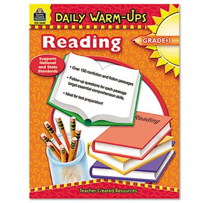 Teacher Created Resources Daily Warm-ups: Reading Grade 3 Paperback Book 176 Pages