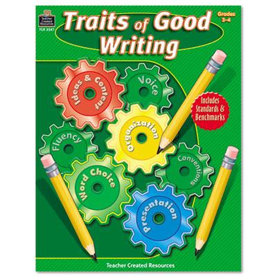 Teacher Created Resources Traits Of Good Writing Grades 3-4 Book 144 Pages