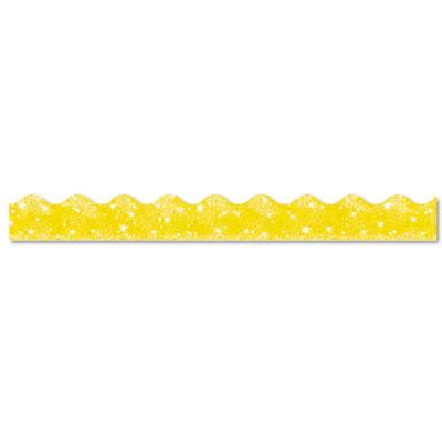 Trend Sparkle Terrific 39" X 2-1/4" Yellow Border Trimmer Panels 10/set
