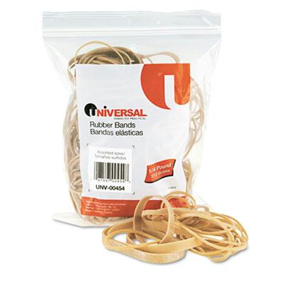 Universal Assorted Size Rubber Bands 1/4 Lb. Pack