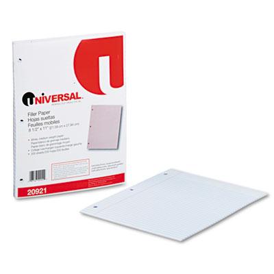 Universal 8-1/2" X 11" 200-sheets College Rule Filler Paper