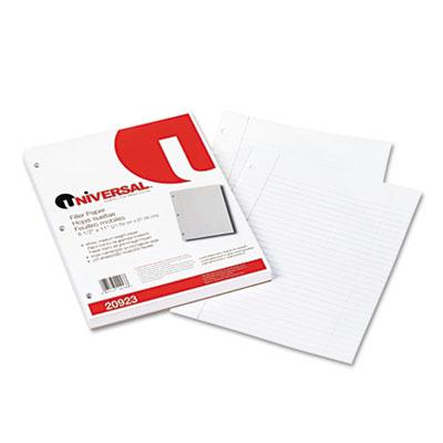 Universal 8-1/2" X 11" 200-sheets Wide Rule Filler Paper