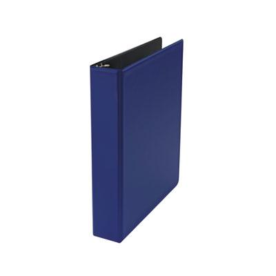 Universal 1-1/2" Capacity 8-1/2" X 11" Round Ring With Label Holder Non-view Binder Royal Blue