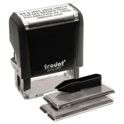 Trodat Self-inking Do It Yourself Message Stamp 3/4" X 1-7/8" Black Ink