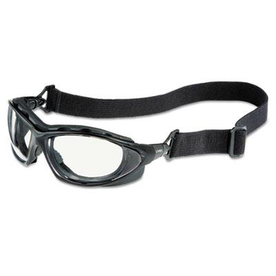 Uvex Seismic Sealed Eyewear Black Frame With Clear Uvextra Af Lens