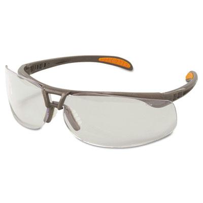 Uvex Protege Ultra-dura Anti-scratch Safety Glasses Sandstone Frame With Clear Lens