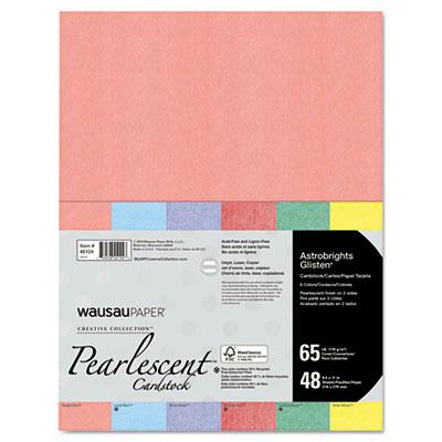 Neenah Paper 8-1/2" X 11" 65lb 48-sheets Glisten Pearlescent Card Stock Paper
