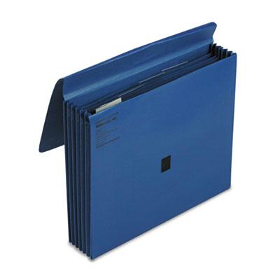 Wilson Jones 5-pocket Letter Colorlife Expanding File With Velcro Closure Dark Blue