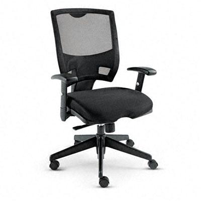 Alera Epoch Ep42me10b Synchro-tilt Fabric Mesh Mid-back Task Chair
