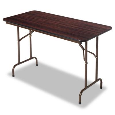 Alera 48" W X 24" D Rectangular Wood Folding Table