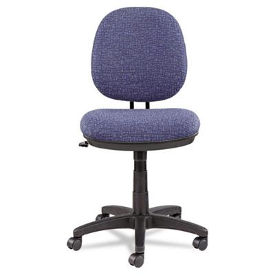 Alera Interval In48 Swivel-tilt Fabric Mid-back Task Chair Blue