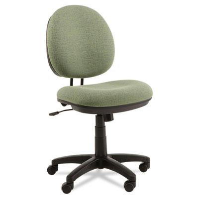 Alera Interval In48 Swivel-tilt Fabric Mid-back Task Chair Green