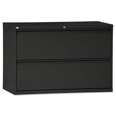 Alera Lf4229bl 2-drawer 42" Wide Lateral File Cabinet Letter & Legal Size Black