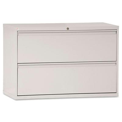 Alera Lf4229lg 2-drawer 42" Wide Lateral File Cabinet Letter & Legal Size Light Gray