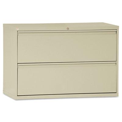 Alera Lf4229py 2-drawer 42" Wide Lateral File Cabinet Letter & Legal Size Putty