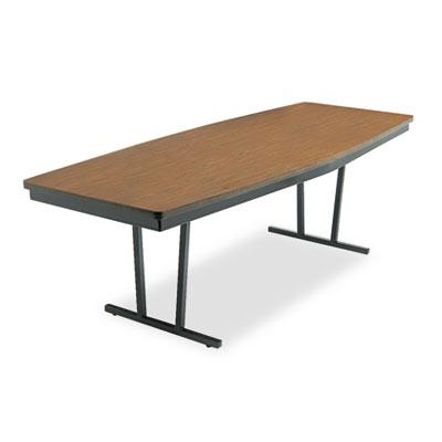 Barricks 96" W X 36" D Boat-shaped Economy Conference Folding Table