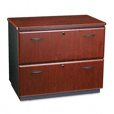 Bush Wc94454asu Series A 2-drawer 35.75" Wide Lateral File Cabinet Letter & Legal Size Hansen Cherry