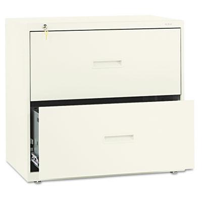 Basyx 432ll 2-drawer 30" W Lateral File Cabinet Letter & Legal Size Putty